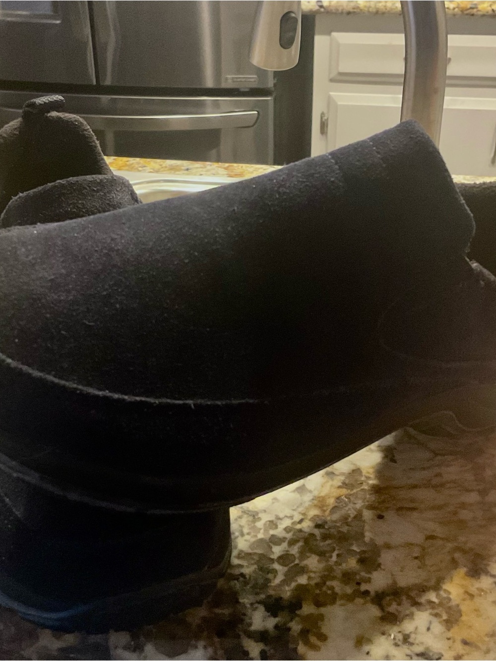 Women’s Size 9 Medium L.L. Bean Navy Slip-On Sneakers